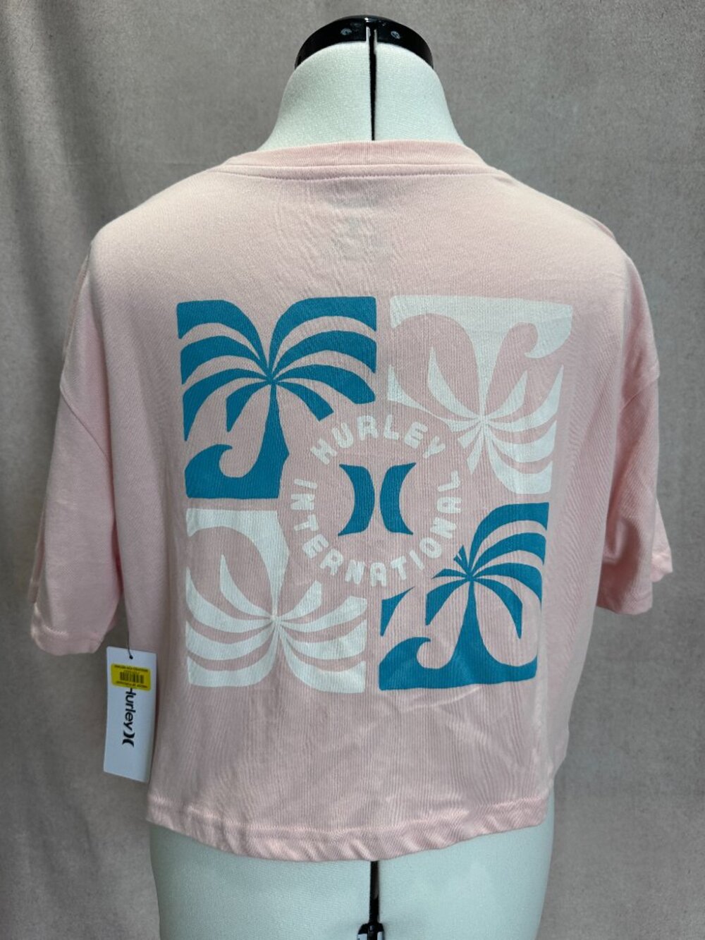 Hurley Cropped Surf T-Shirt, Large - Picture 5 of 5
